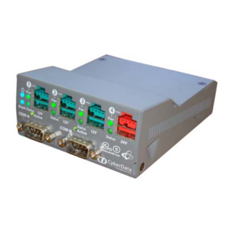 CyberData 4-Port Powered USB 2.0 Hub 010845 Operation Manual