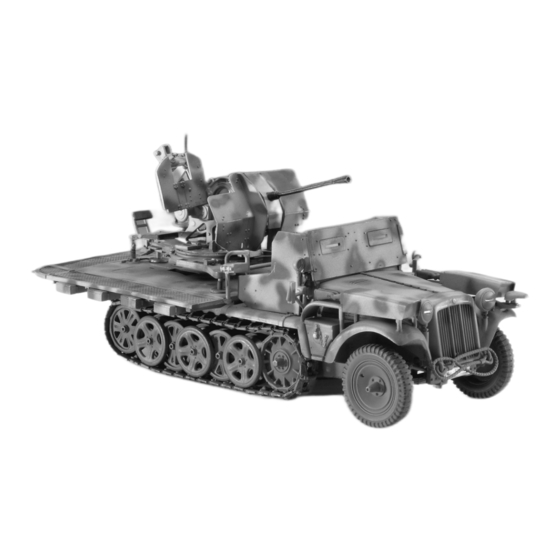 REVELL Sd. Kfz. 10/5 & FLAK 38 Manual