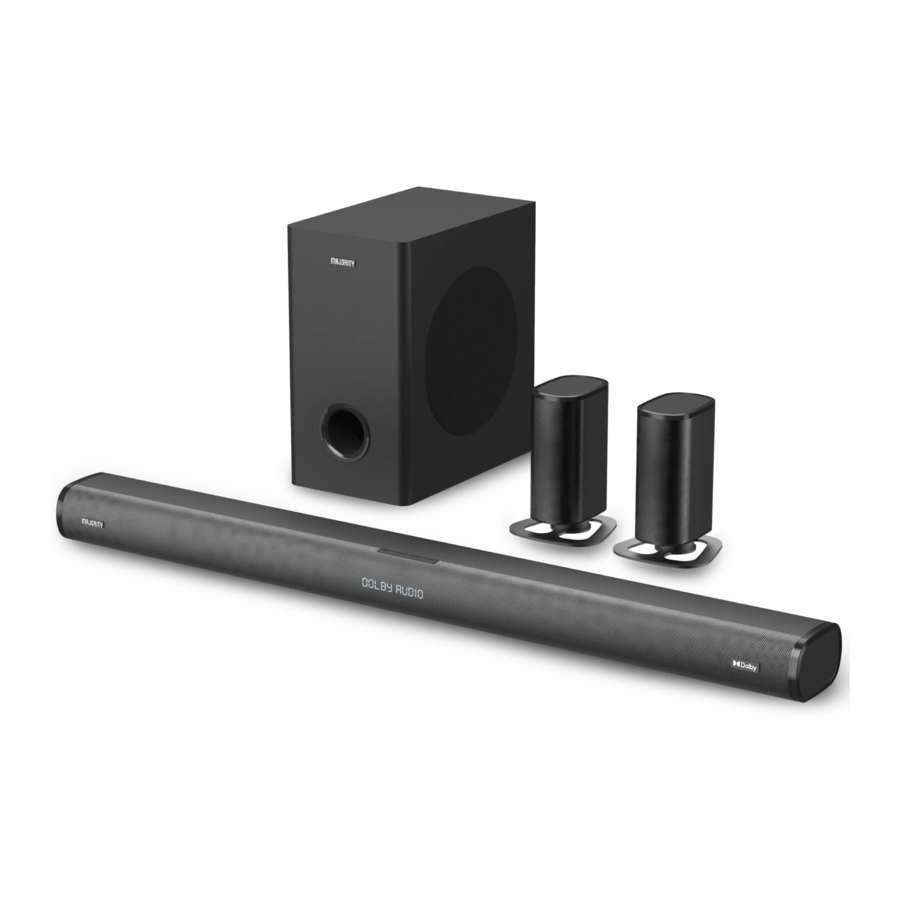 MAJORITY Everest - 5.1 Dolby Audio Sound System Manual