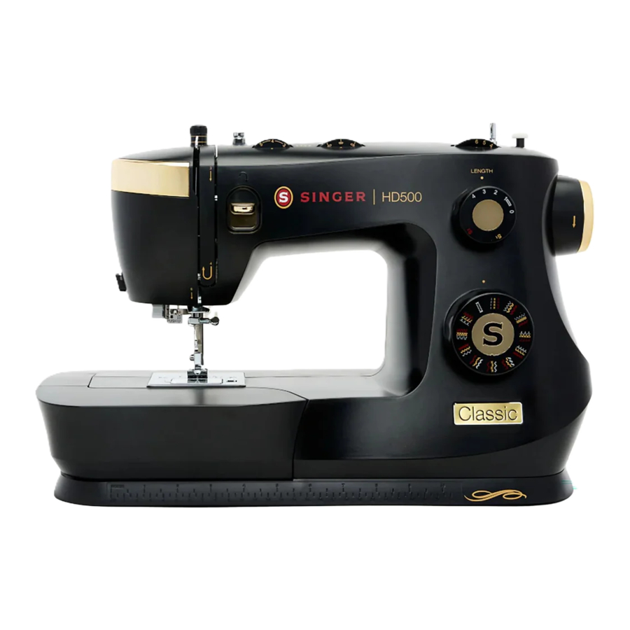 Singer HD500 Manual