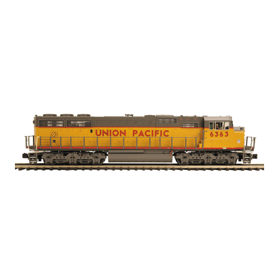 M.T.H. Premier SD60 MAC Diesel Engine Operator's Manual