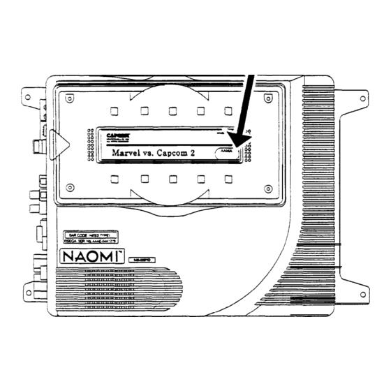 Capcom Naomi MARVEL VS.  2 Operator's Manual