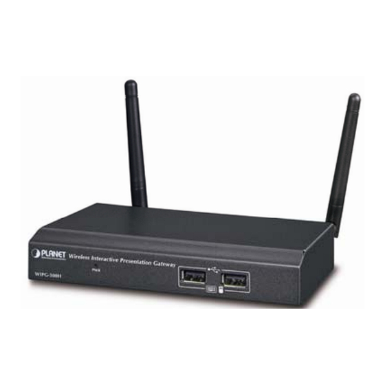 Planet Networking & Communication WIPG-300H User Manual