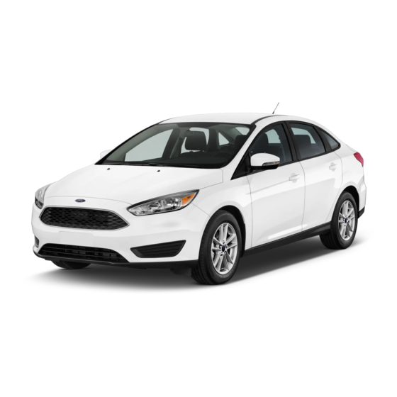 Ford 2016 FOCUS Owner's Manual
