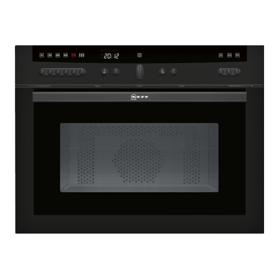 NEFF C57W40N3 Built-in microwave oven Manuals