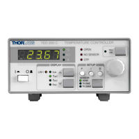 THORLABS TED200C Operation Manual