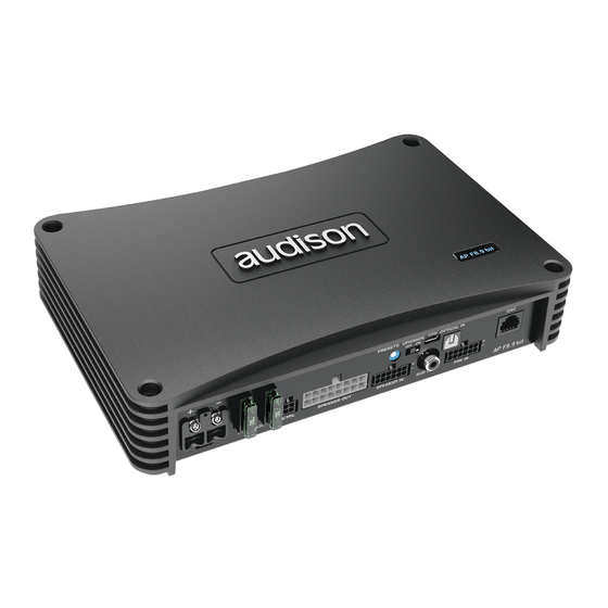 Audison Prima Forza AP F8.9 bit User Manual