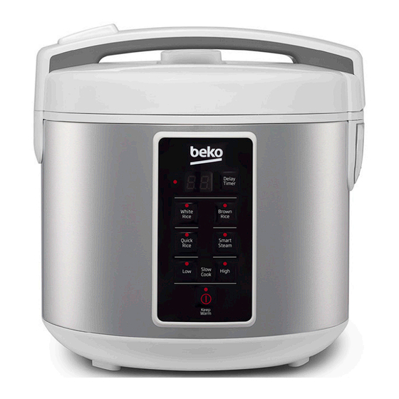 User Manuals: Beko RCJ47023S Rice Cooker