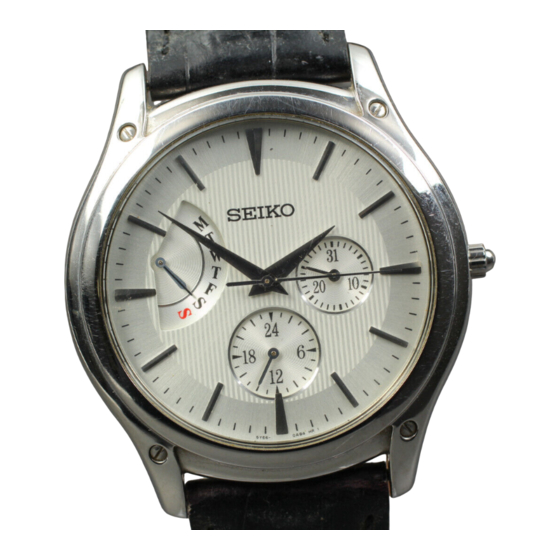 Seiko 5Y66 Instructions