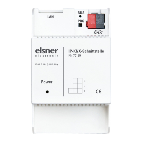 Elsner IP KNX interface Technical Specifications And Installation Instructions