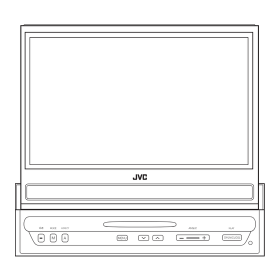 JVC KV-M705 Installation And Connection Manual
