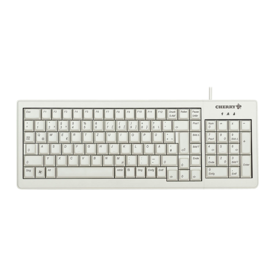 Cherry XS Series Operating Manual