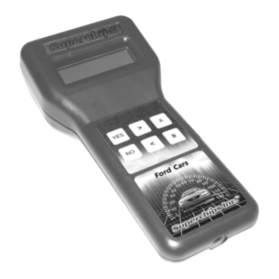 Superchips 1725 MAX MicroTuner Programming Instructions Manual