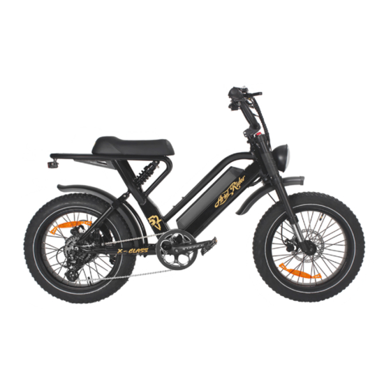 Ariel Rider X-CLASS 52V - STEP THRU User Manual