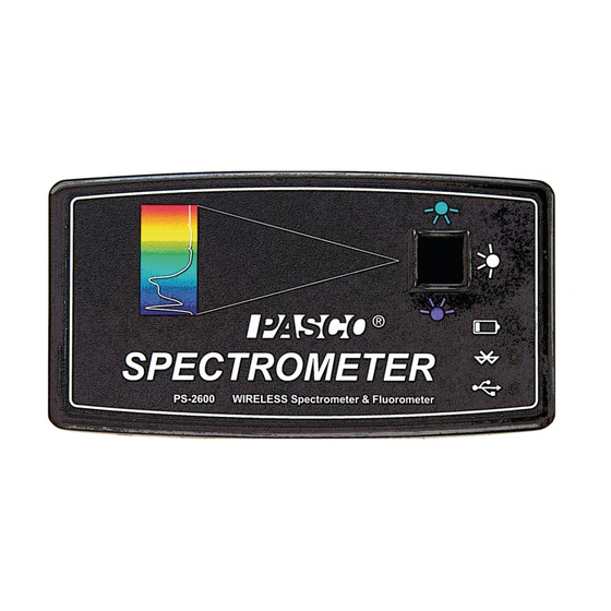 PASCO PS-2600A Product Manual