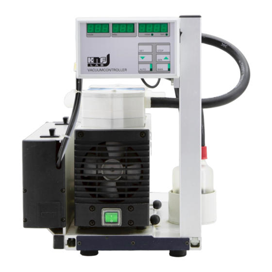 KNF LAB NC 800 OPERATING INSTRUCTIONS MANUAL Pdf Download ManualsLib