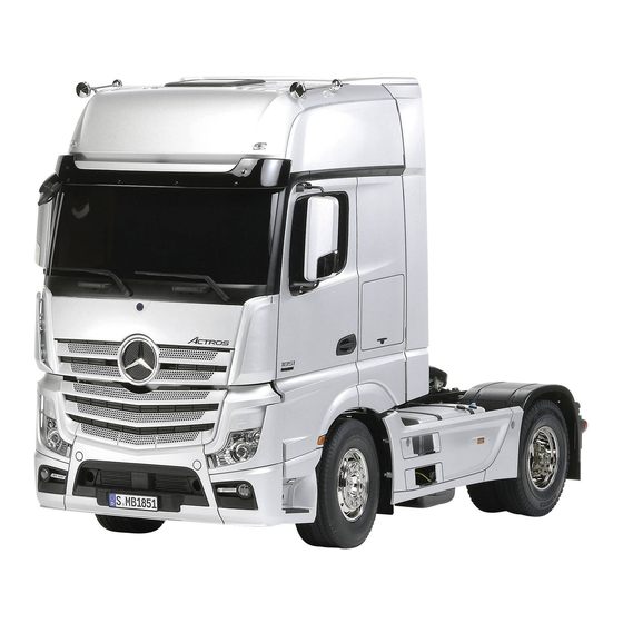 Tamiya MERCEDES-BENZ ACTROS 1851 GIGASPACE Manual