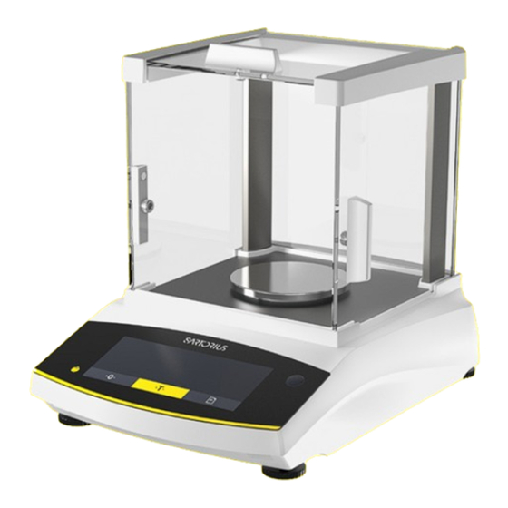 Sartorius Gold Series Operating Instructions Manual