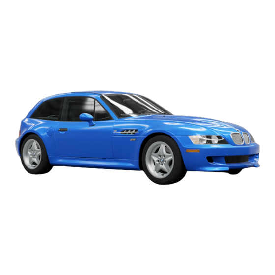 BMW Z3 roadster 3.0i Owner's Manual