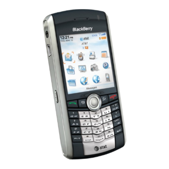 Blackberry Pearl Getting Started Manual