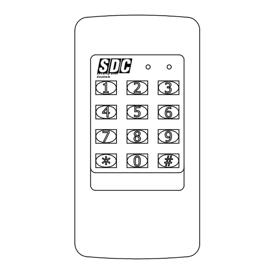 SDC 920 EntryCheck Installation Instructions Manual