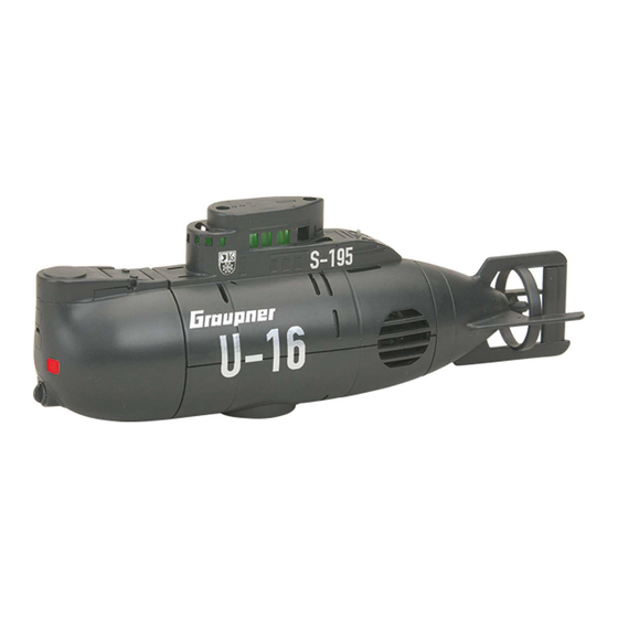 GRAUPNER U-16 EMDEN Operating Instructions Manual