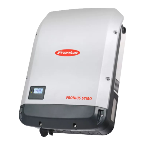 Fronius Symo 10.0-3 208-240 Installation Manual