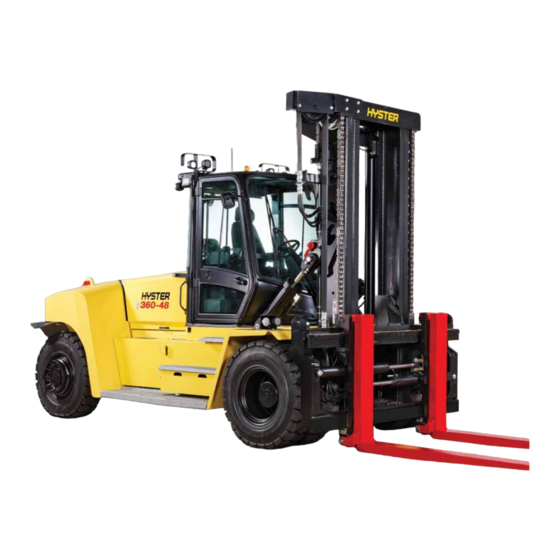 Hyster H360-36HD Technical Manual