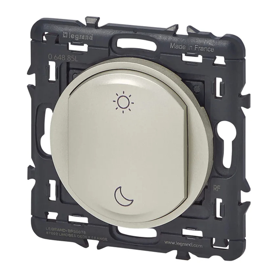 LEGRAND 0 648 85L Quick Start Manual