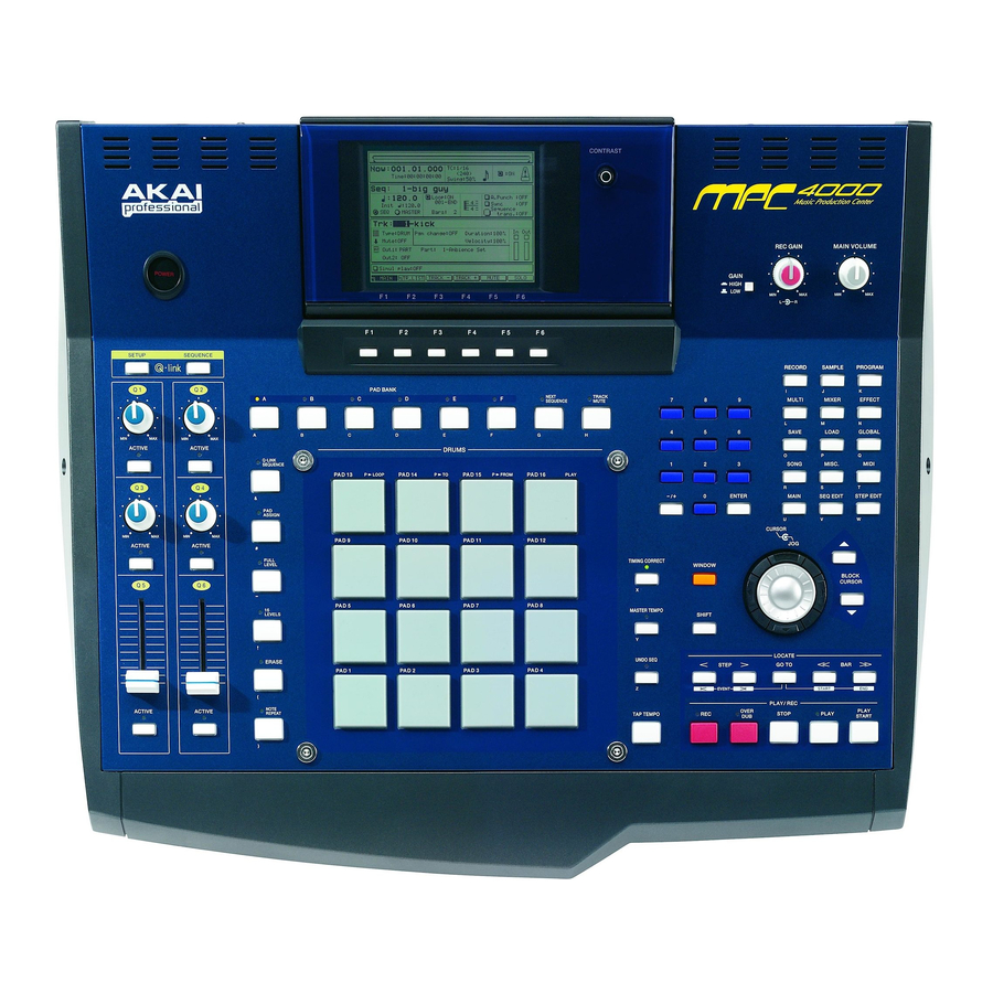 Akai MPC4000 Service Manual