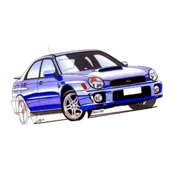 Subaru 2002 IMPREZA Service Manual