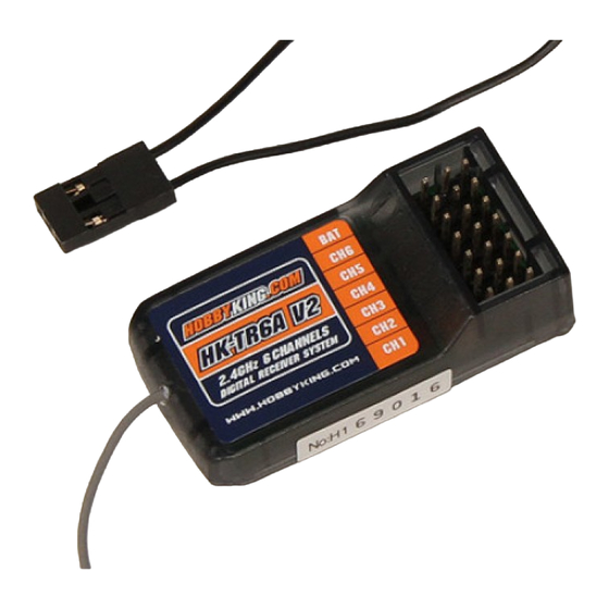Hobby King HK-TR6A Instructions Manual