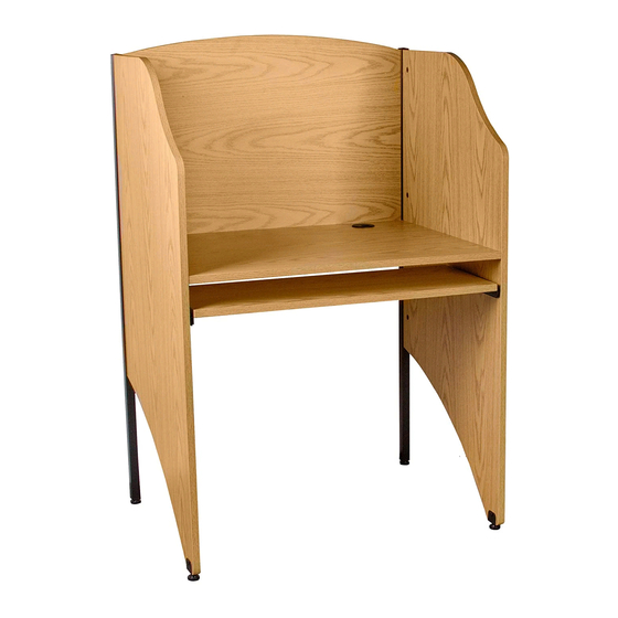 Balt Single Floor Carrel 89830 Assembly Instructions Manual