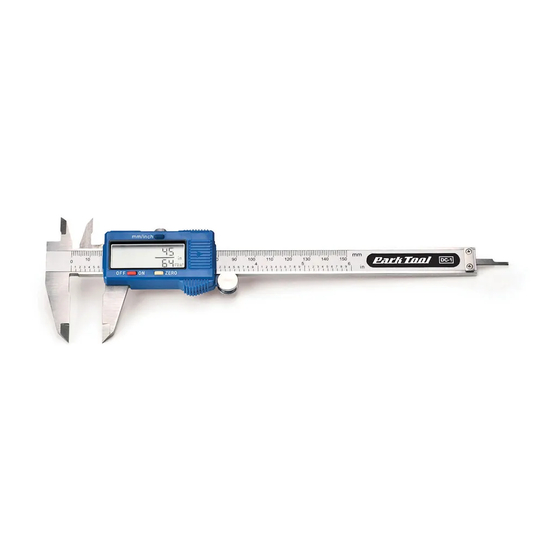 Park Tool DC-1 Quick Manual