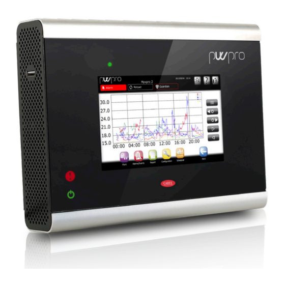 Carel PlantWatchPRO PV3W Quick Start Manual