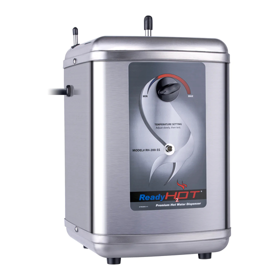 Joneca Ready H2 ot RH-200-SS Installation & Operating Manual