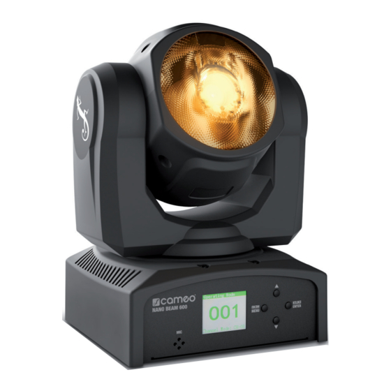 Cameo NANOBEAM 600 User Manual