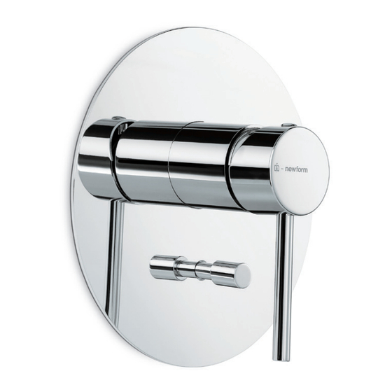 newform XT 4270E Concealed Mixer Manuals