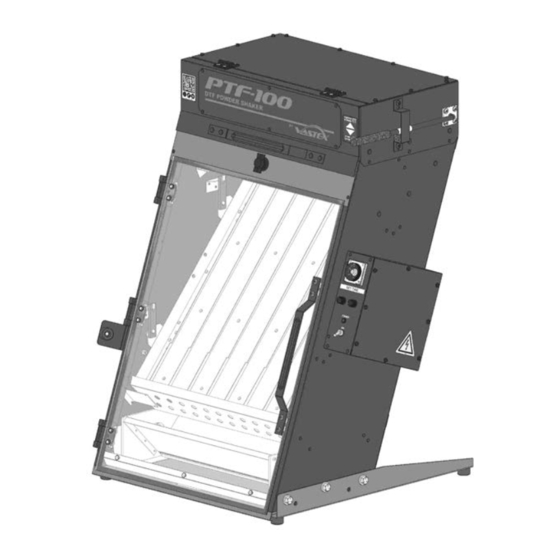VASTEX PTF-100 Assembly, Operating, And Maintenance  Instructions