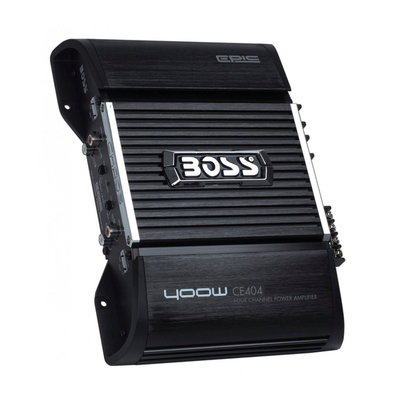 Boss Audio Systems CE202 User Manual