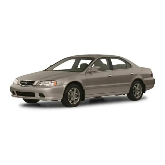 Acura 2000 TL Owner's Manual