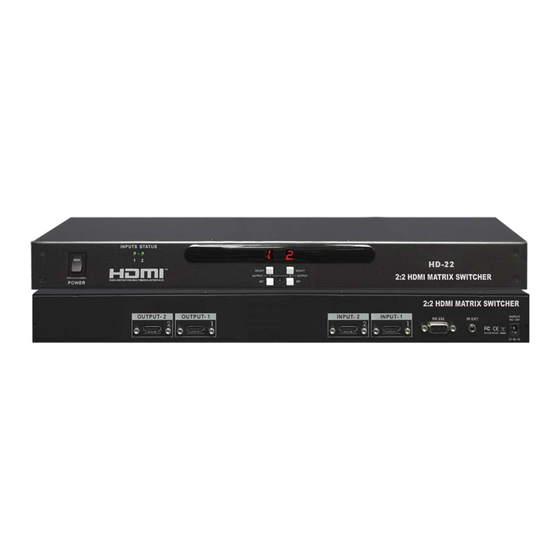 A-Neuvideo HD-22 Instruction Manual