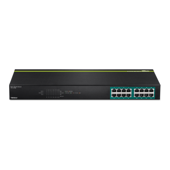 TRENDnet TPE-TG160g Quick Installation Manual