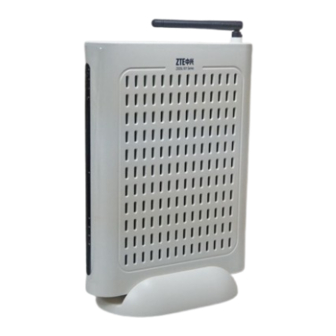 Zte ZXDSL931WII User Manual