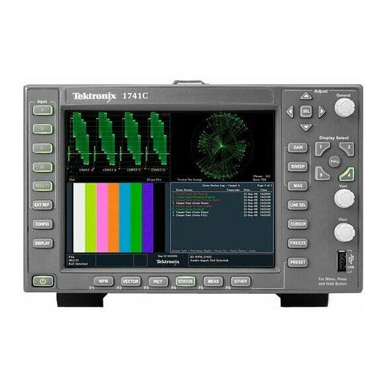 Tektronix 1741C Technical Reference