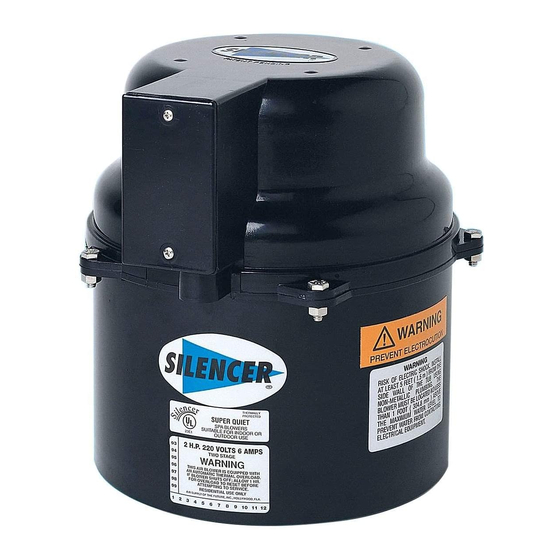Air Supply SILENCER Installation And Instruction Manual