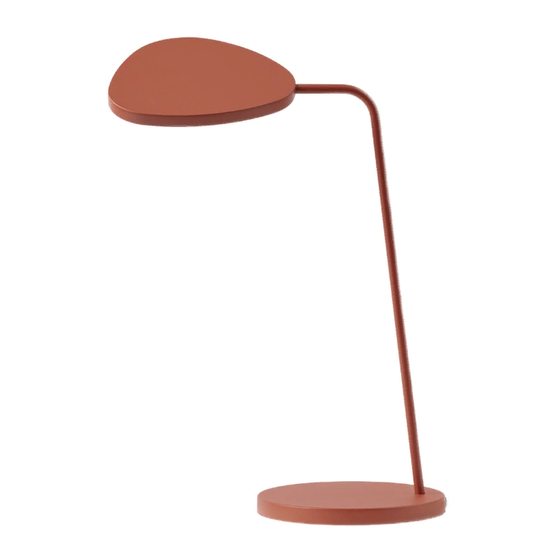 muuto LEAF Quick Start Manual