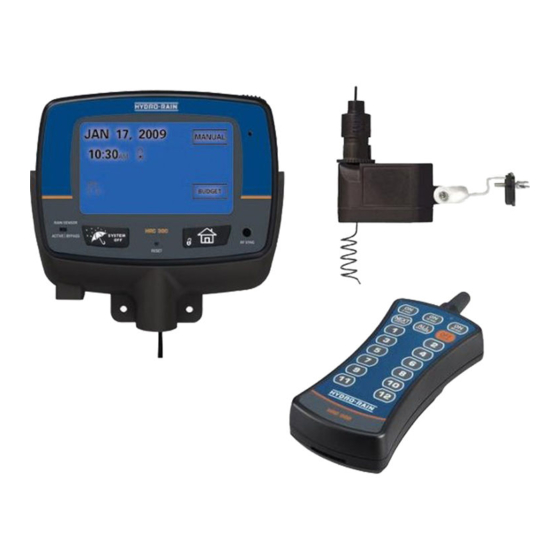 HYDRO-RAIN HRC–300 Series Instruction Manual