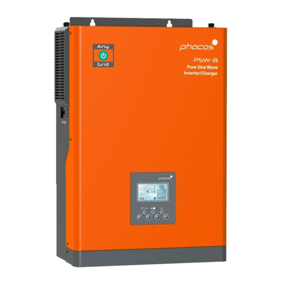 Phocos Any-Grid PSW-B-5KW-230/48V User And Installation Manual