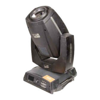 Clay Paky ALPHA SPOT QWO 800 Instruction Manual